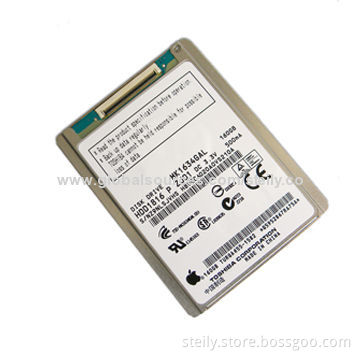 1.8-inch MK1634GAL Thin Hard Disk for iPod Classic, with 160GB Capacity